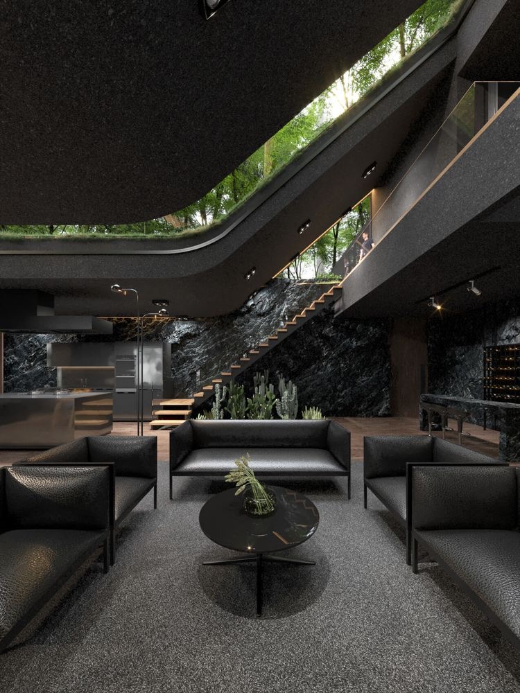 HOUSEPORN___'s tweet photo. Dark interior. https://t.co/OSwcyGs5DE