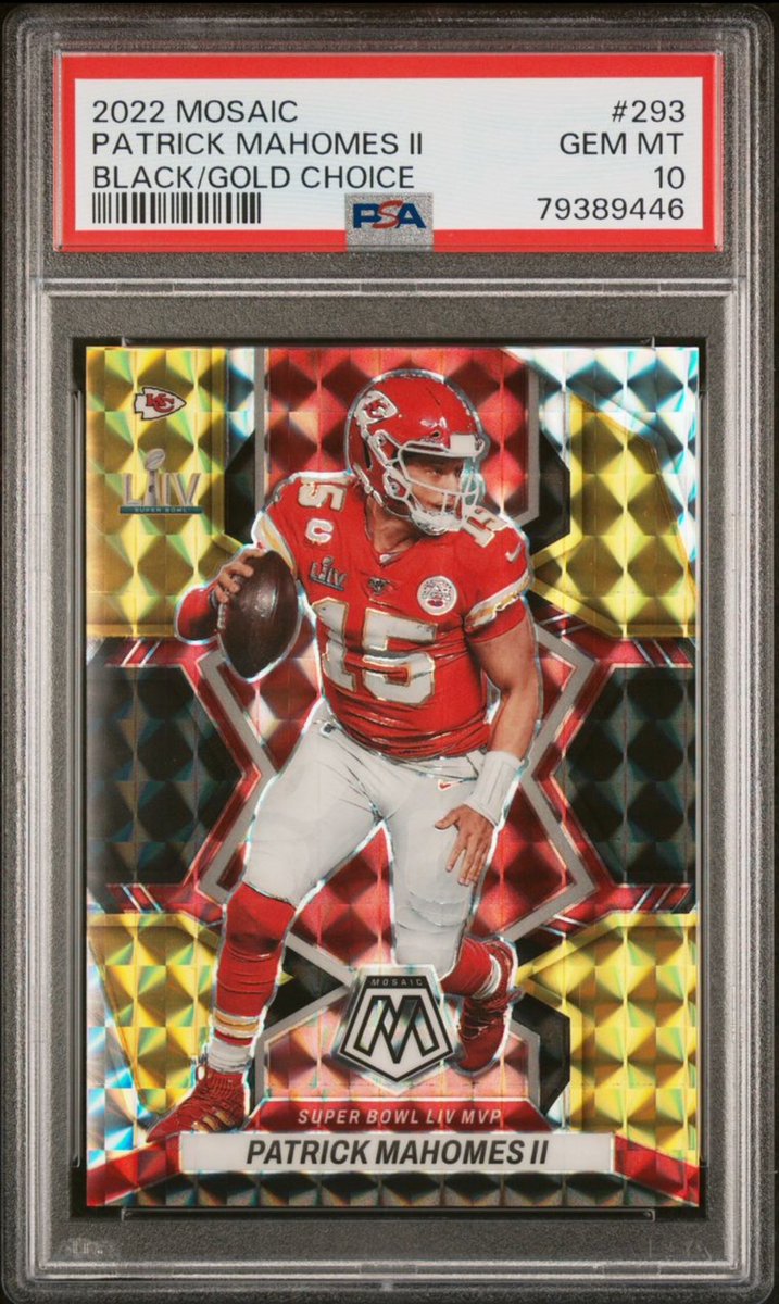 Patrick Mahomes Black Gold /8 PSA 10 - Available FS $1,400