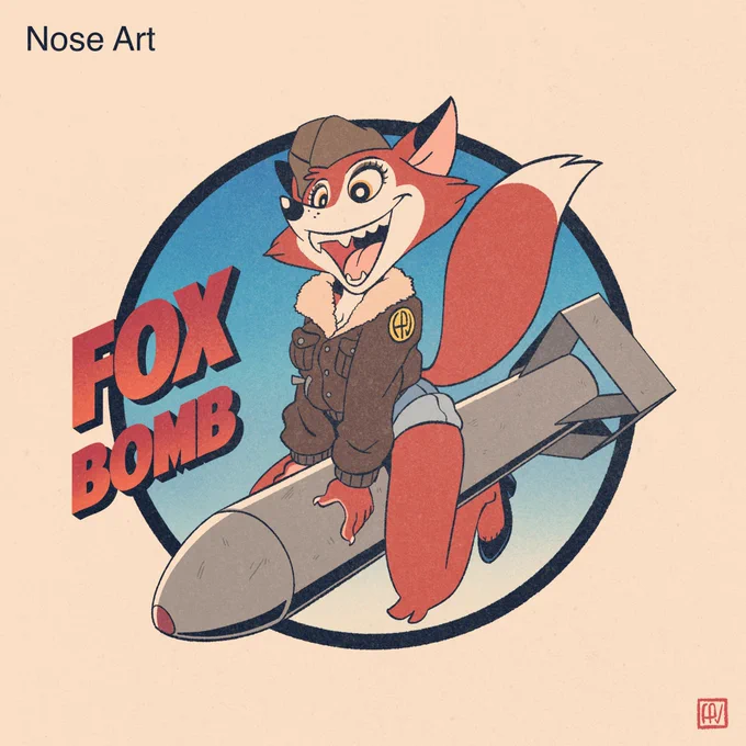 21. Nose Art #foxtober2023