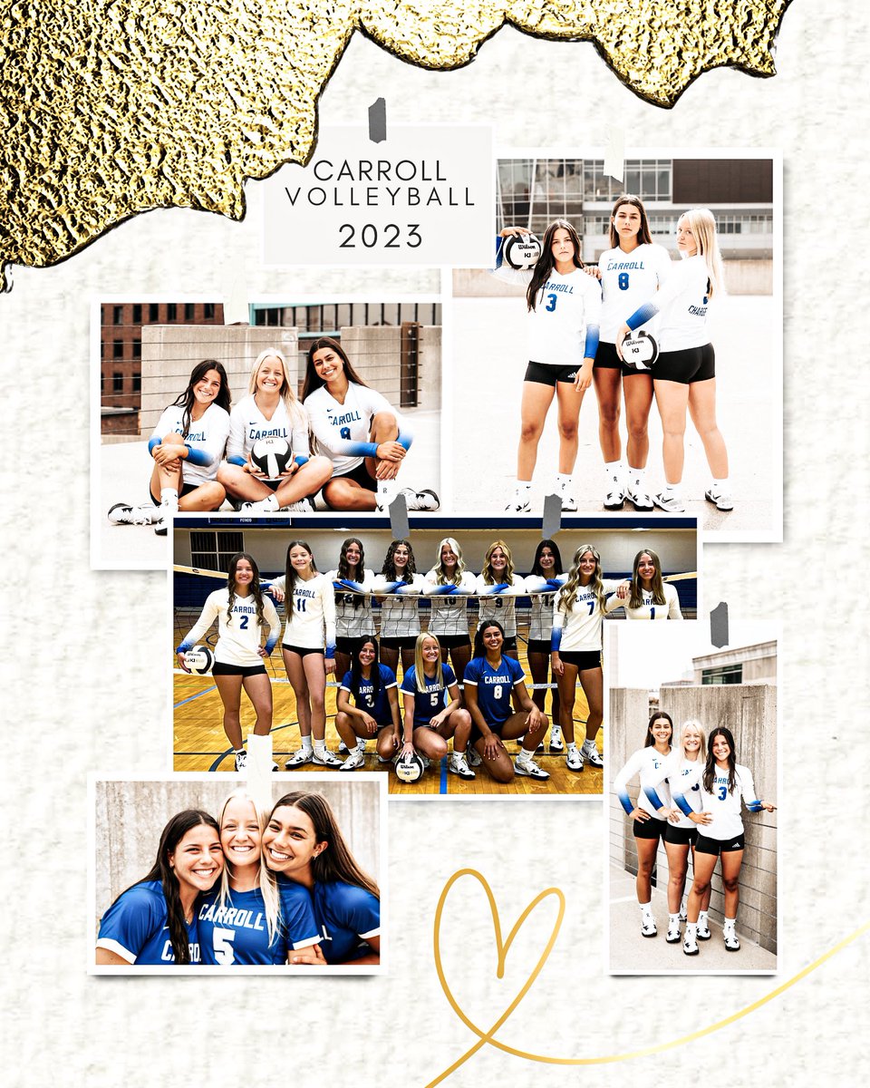 While our season didn't end as we had hoped, we remain immensely proud and grateful for all of our girls. We extend our heartfelt gratitude to our seniors for their leadership and energy. We'll certainly miss you and forever cherish the impact you've made on Carroll Volleyball.💙