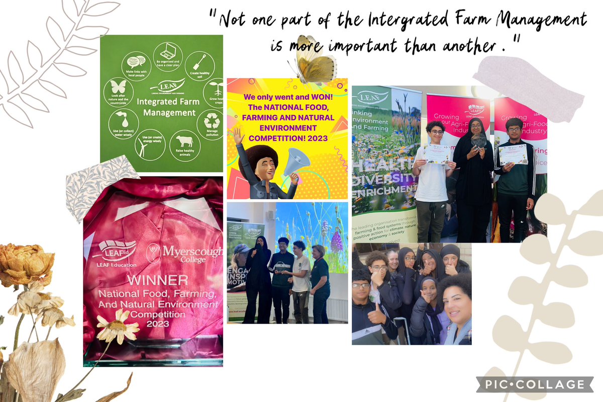 “We come from inner city Birmingham where the greenery is scarce, &amp; the agriculture is limited. Prior to us coming to these LEAF events, our knowledge on farming &amp; agriculture was limited however, at this moment in time, our knowledge &amp; understanding has broadened.”🌿🏆🌳
#bham