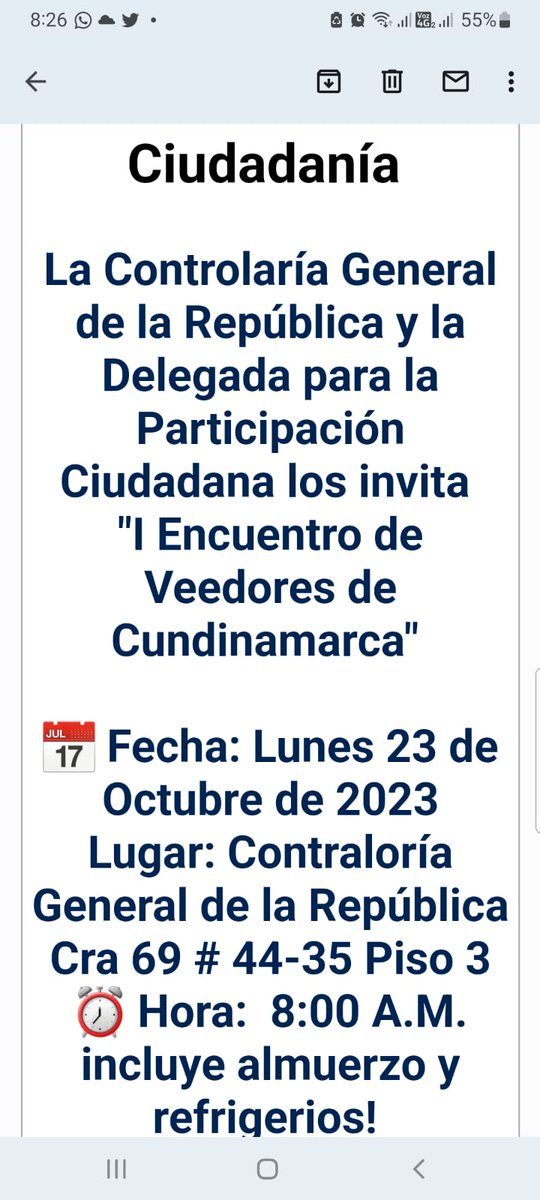 MaximoG67244335's tweet photo. 🆘️💧🦀🐍🐝🐸🌳🦅 Allí estaremos mañana al pie del cañón como Veeduria y como Comunidad!!!
#LaSabanaDecide #GobiernoDelCambio #NoAlPbot #VidaAlRededorDelAgua #NoALaRegionMetropolitana SIN #ParticipacionCiudadana https://t.co/bIC8lz7Zdd