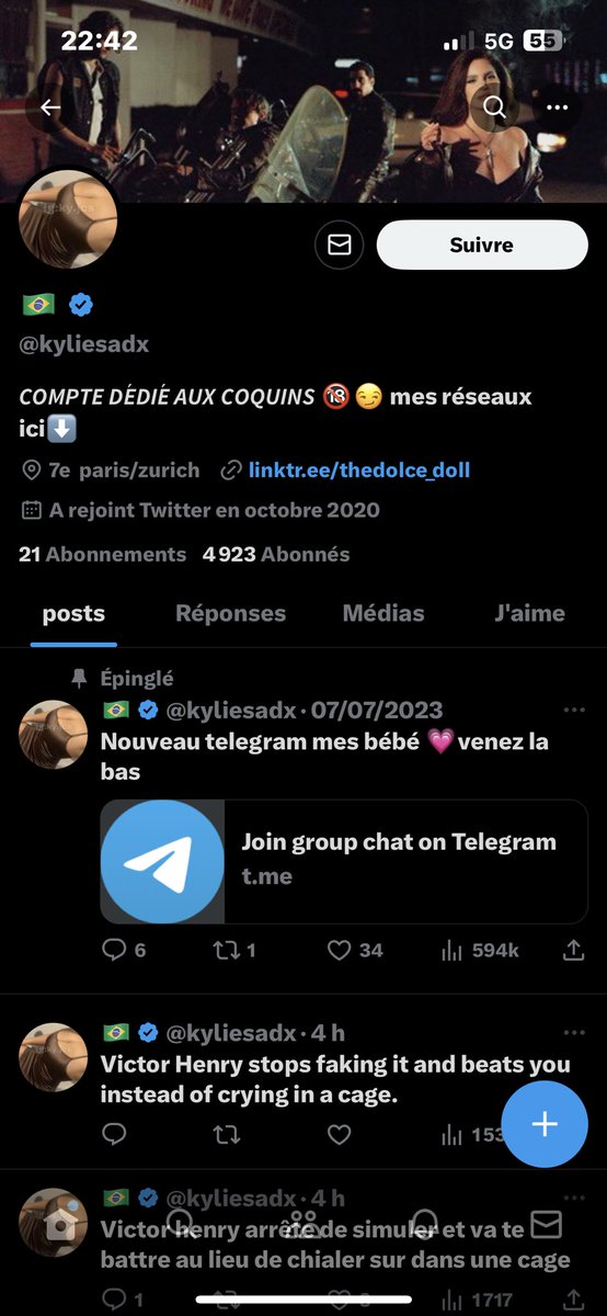 _viperr_'s tweet photo. @kyliesadx @Bruno_Attal_ C’est toi qui parle de sirotage de dar salope 🤣😂 https://t.co/okScSlQXnr