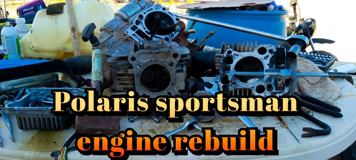 Check out my new about my struggles with trying to rebuild my Polaris sportsman engine.
youtu.be/lKSGQSu938k

#polaris #polarissportsman #atv #atvlife #atvriding #rebuild #repairs #repair #engine #enginerebuild #enginerepair #enginerebuilding
