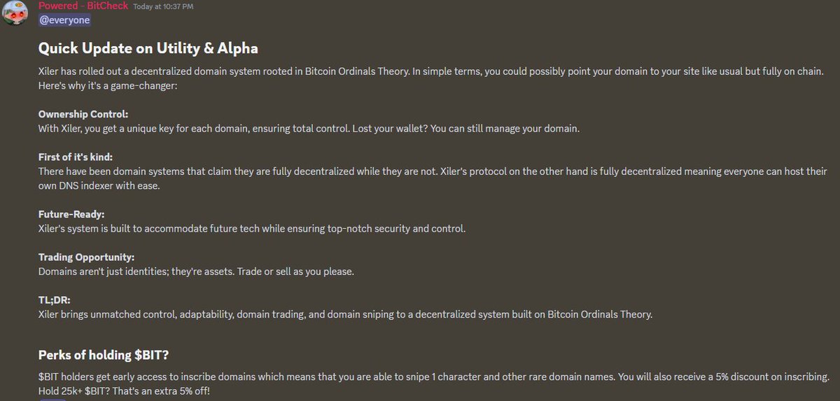 It's prob not a bad time to buy some $BIT 👀

<a href="/XilerNetwork/">Xiler</a>