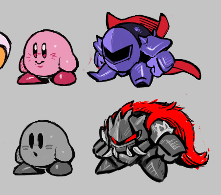 brycecarringto5's tweet photo. dark kirby and meta knight https://t.co/gfNJCQXsIg
