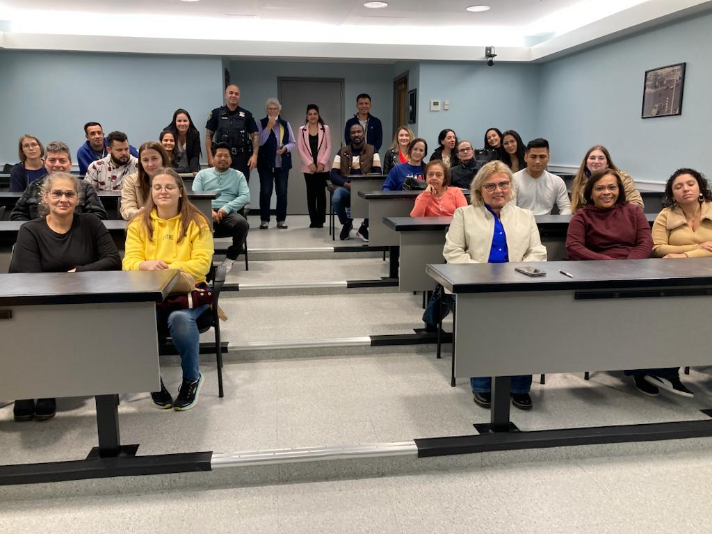 Thank you to the Framingham Police Dept <a href="/FraminghamPD/">Framingham Police</a> for helping to strengthen community relations by hosting adult students! <a href="/framinghamps/">Framingham Public Schools</a>