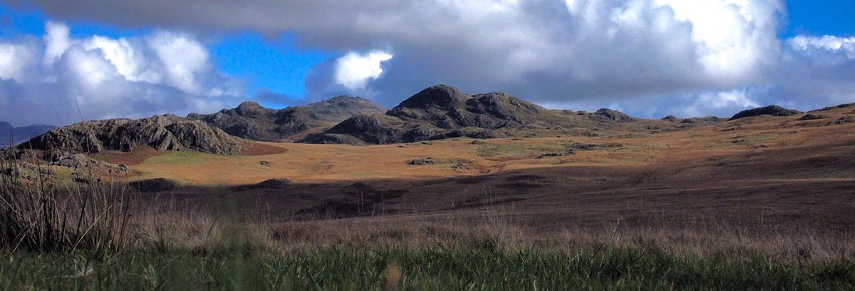 Gorgeous sunlight today. View looking up Eskdale valley and multiple views around Birker Fell (last two with the drone) #Landscape #Cumbria #TheLakes #LakeDistrict #Eskdale #EskdaleValley #BirkerFell #CanonM100 #DJIMini2