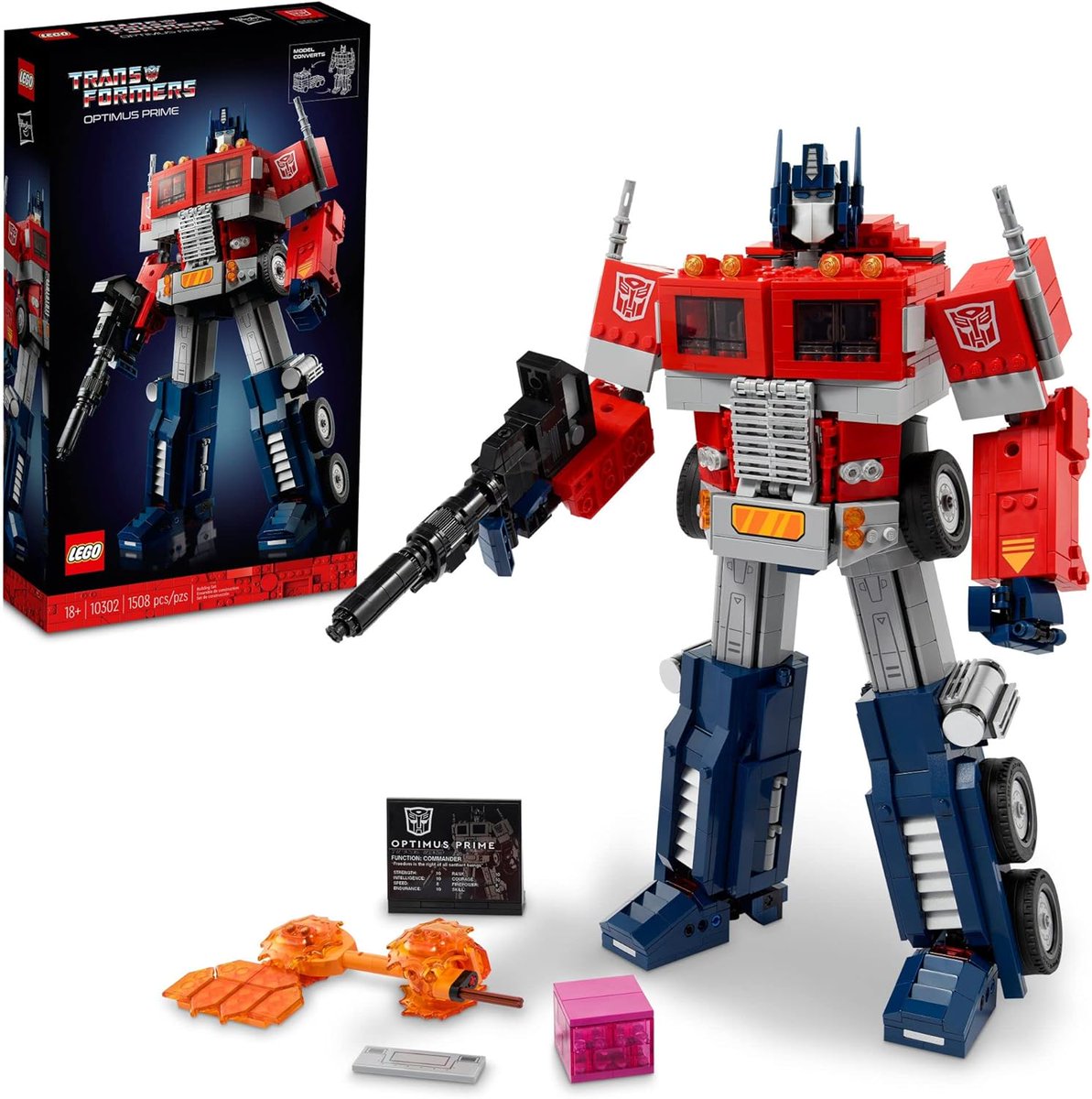 IGNDeals's tweet photo. Not a drastically steep discount, but it is Optimus Prime. And he transforms!

Grab the Lego set for $153 (down from $180) at Amazon: https://t.co/MqvrtMrsT6 https://t.co/13BLJAjyW7