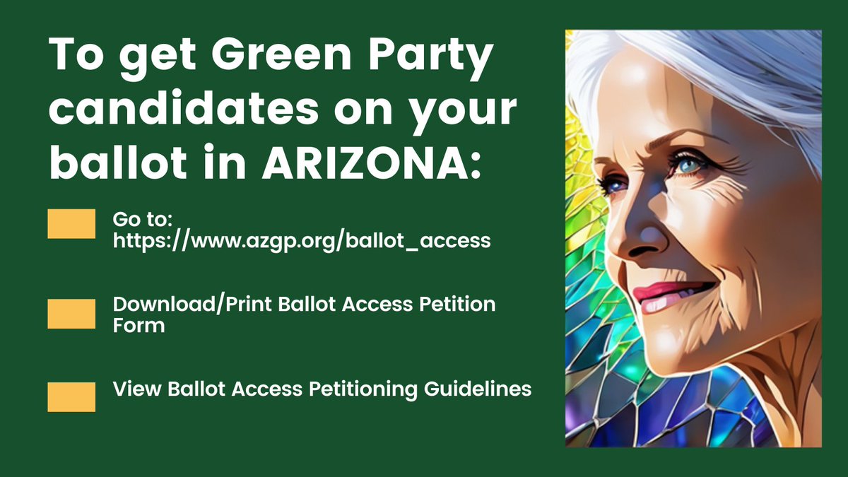 @Susan58195593 There hasn't been a better time for People, planet and PEACE over the profits of the genocidal war machine! #VoteGreen #Arizona