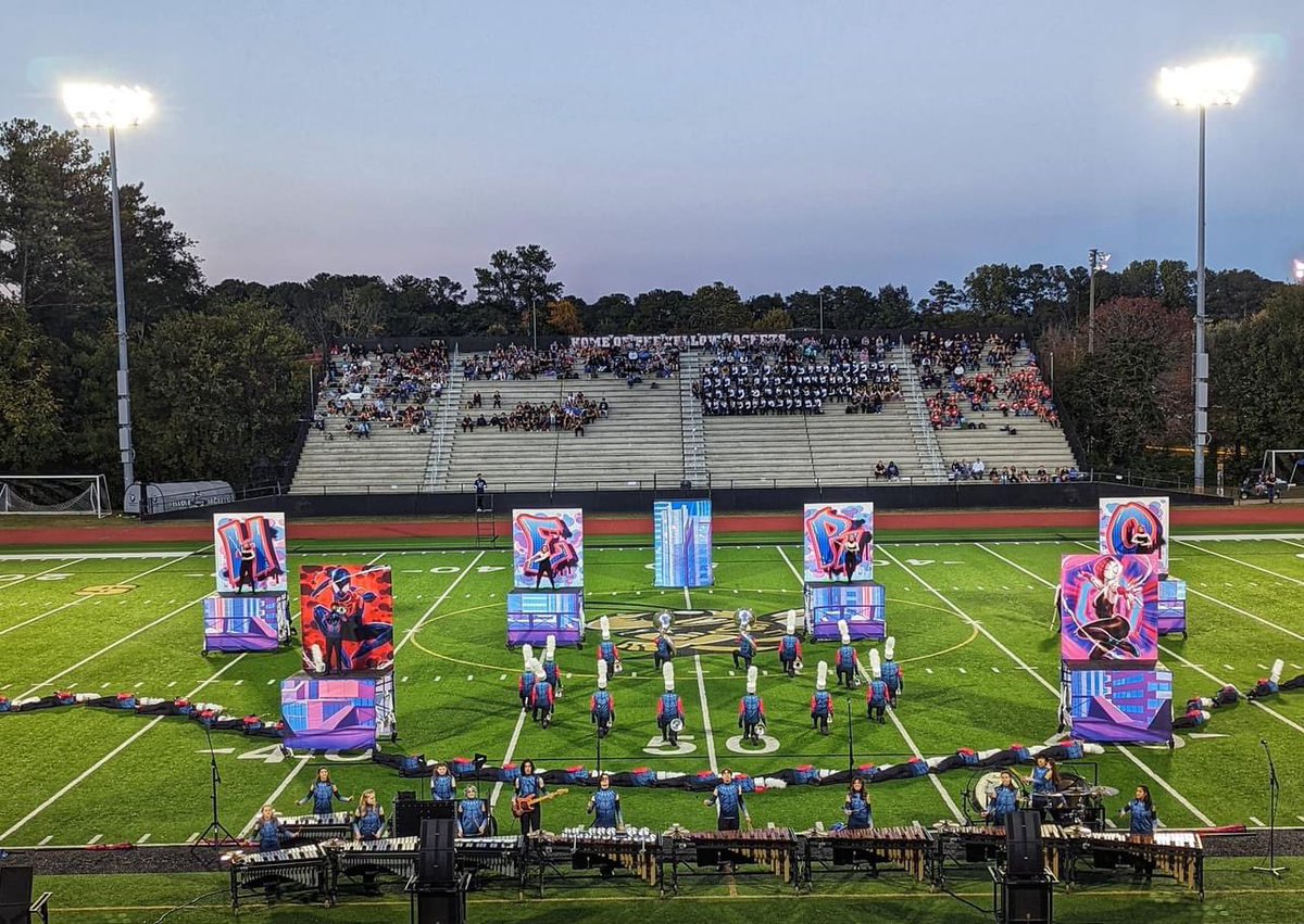 milton_band's tweet photo. 2023 competitive marching season is a wrap-Grand Champions🏆x3 for the season &amp; we could not be more proud of Ss,staff,vols, Mr Kenney &amp; Mr Shumick! We'd love u 2 see our show, "With Great Power," final 2 performances on 11/3 and 11/4 at the White Columns Invitational! 🕸️🕷️🎶 https://t.co/z2CCqmYzmv