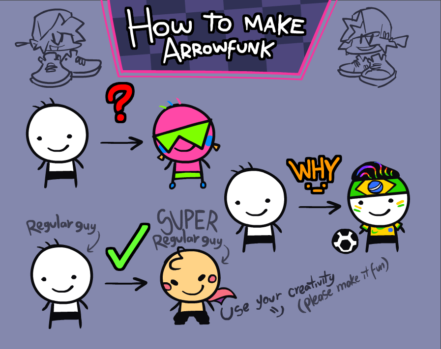 how to make arrowfunk step by step (do not mess this up)