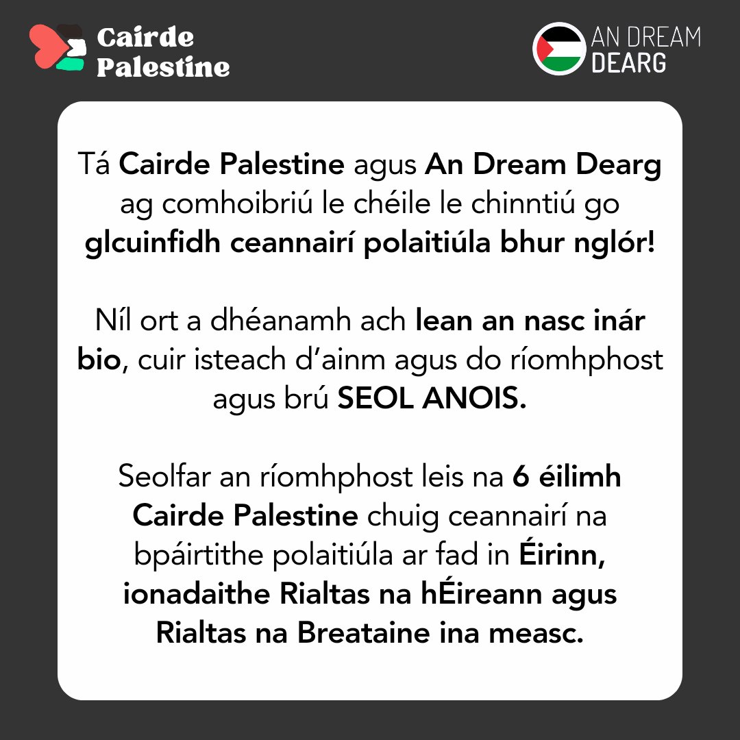Cairde Palestine tweet media