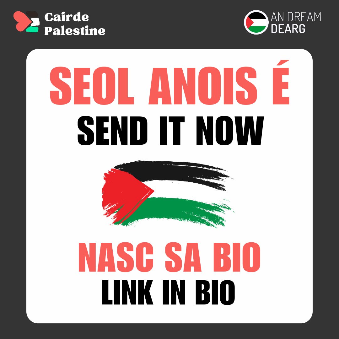 Cairde Palestine tweet media