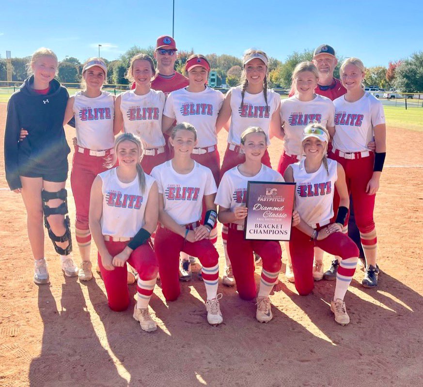 These girls went 6-0 and won their Bracket Championship at the Diamond Classic Showcase and are 11-1 over their last two tournaments. 
2026, 2027 and 2028 grad years very talented group of young ladies!!