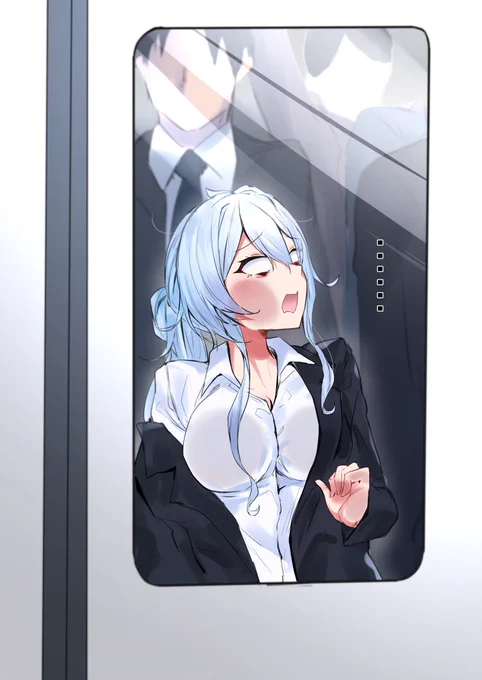 月曜の朝  #まひろあーと