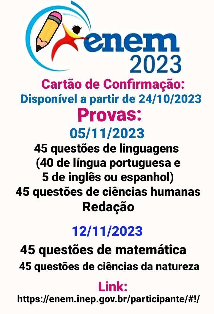 Inep divulga notas médias do Enem 2021 - sejabixo!