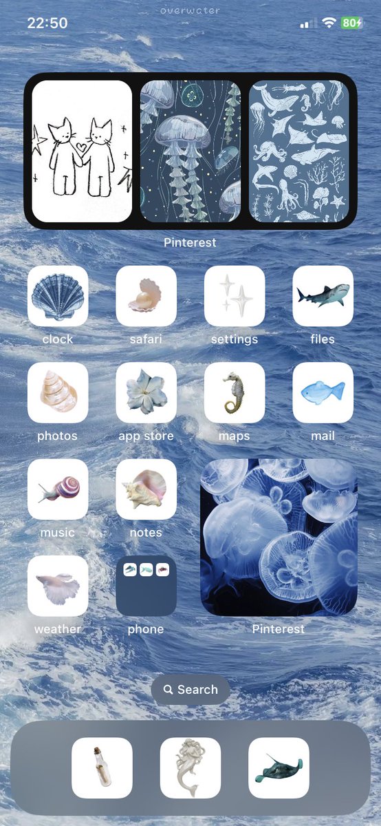 assh__'s tweet photo. changed my layout 🥰🥰

and credits to @katfishdraws for the wallpaper 🫶🏻 https://t.co/H8Yw4Qst2l