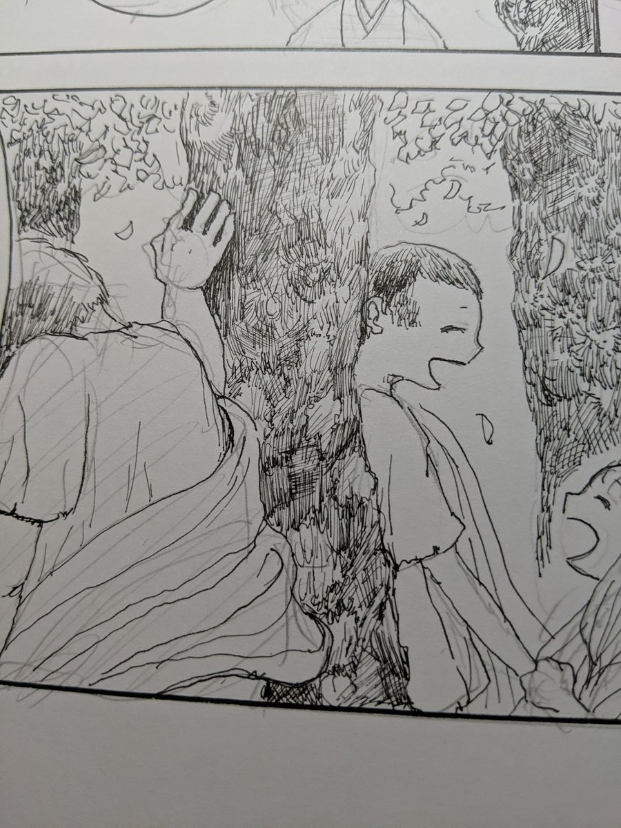 おはようございます☀  木肌を永遠に描く仕事がしたいです。