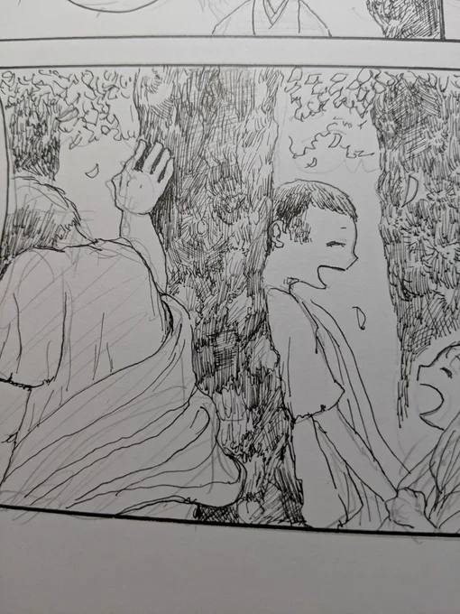 おはようございます☀  木肌を永遠に描く仕事がしたいです。