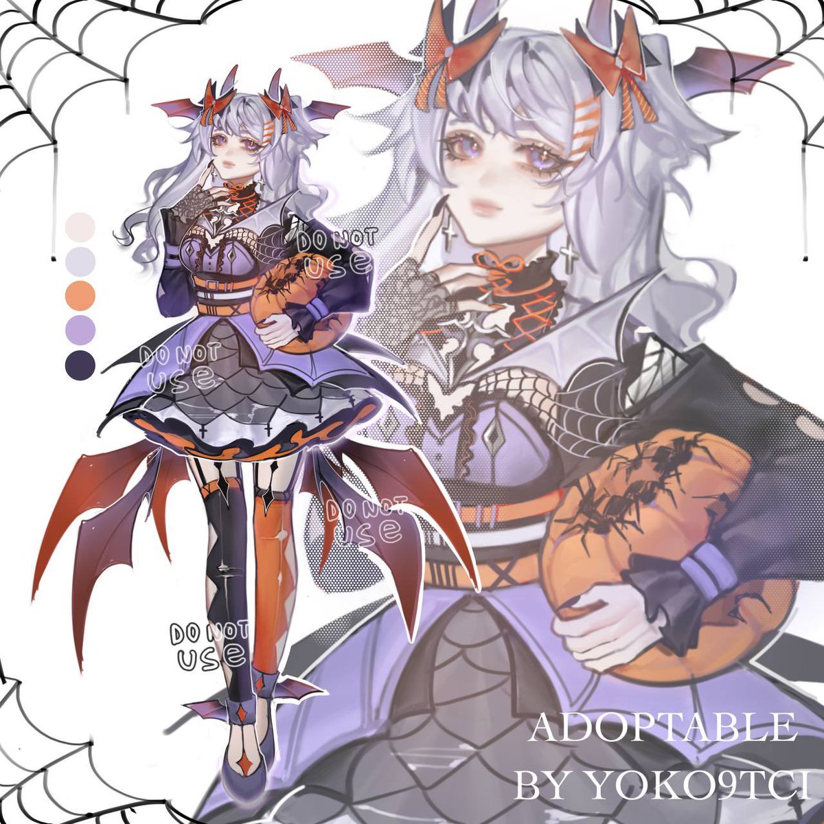 Halloween adopt🎃 👻SB: $45 👻MIN: $1 👻AB: $160 ✦ link bellow ✦