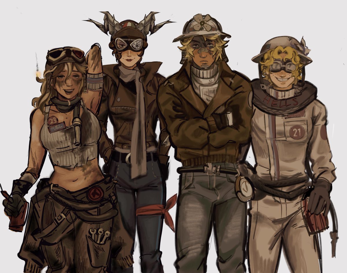 Nrtonkissr's tweet photo. Brooo look at my unlikely ragtag group of friends i have to fight against unseen horrors 😭😭 https://t.co/qGbpMaXwPb