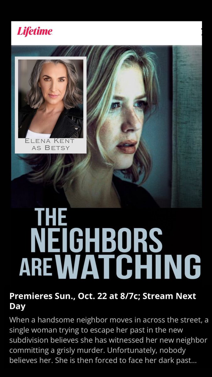 ElenaKent_Actor's tweet photo. Let’s gooooooo! Haven’t seen my mug on TV since 1999! #theneighborsarewatching https://t.co/IYwOFAZEU1