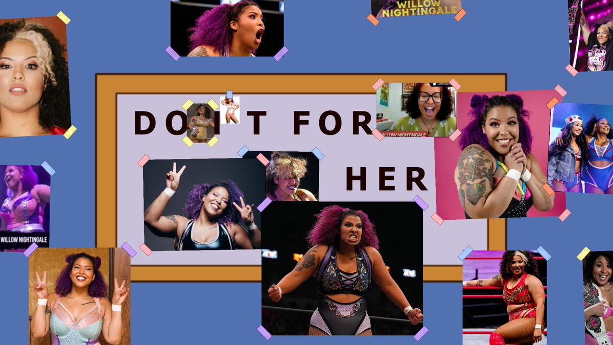 Spent all morning crafting this meme of <a href="/willowwrestles/">Willow Nightingale</a>