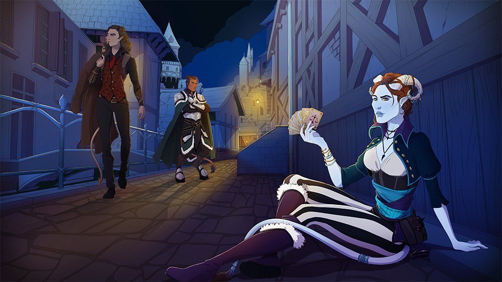 JohnnyRecher's tweet image. We’re very pro tail on @thesedemondayz #tiefling #APpodcast
