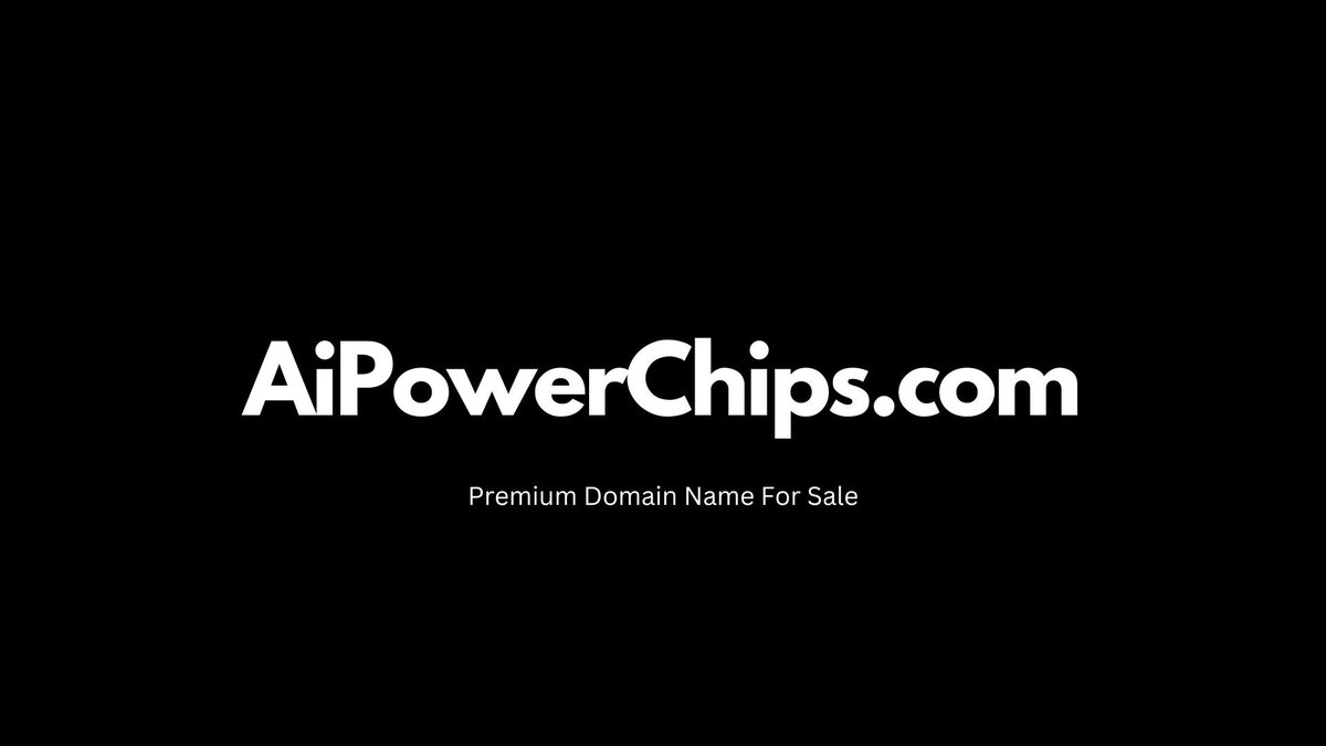 metaverse_gym's tweet photo. Exclusive deal π₯
https://t.co/qlgWzwaq6V is now on the market.
Take advantage of this prime opportunity to acquire a premium domain tailored for the AI and power chips industry.
Available now for only $12,000.
#DomainForSale #AIChips #DomainNameForSale #Aisuperchip #AI https://t.co/zV4IHQYKP1