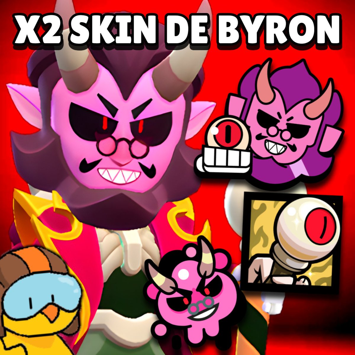 rockit_bs's tweet photo. x2 Sorteo de Ring Master Byron!
Como participar?
- Follow @rockitsixxx 
- Like y RT
- Estar suscrito a mi canal
https://t.co/ovHS7ukGyD

Ganadores el dia 6 de Noviembre!
Mucha suerte a todos 🍀
#RingMasterByronGiveaway #BizarreCircus #BrawlStars https://t.co/8VF1dqUEYC