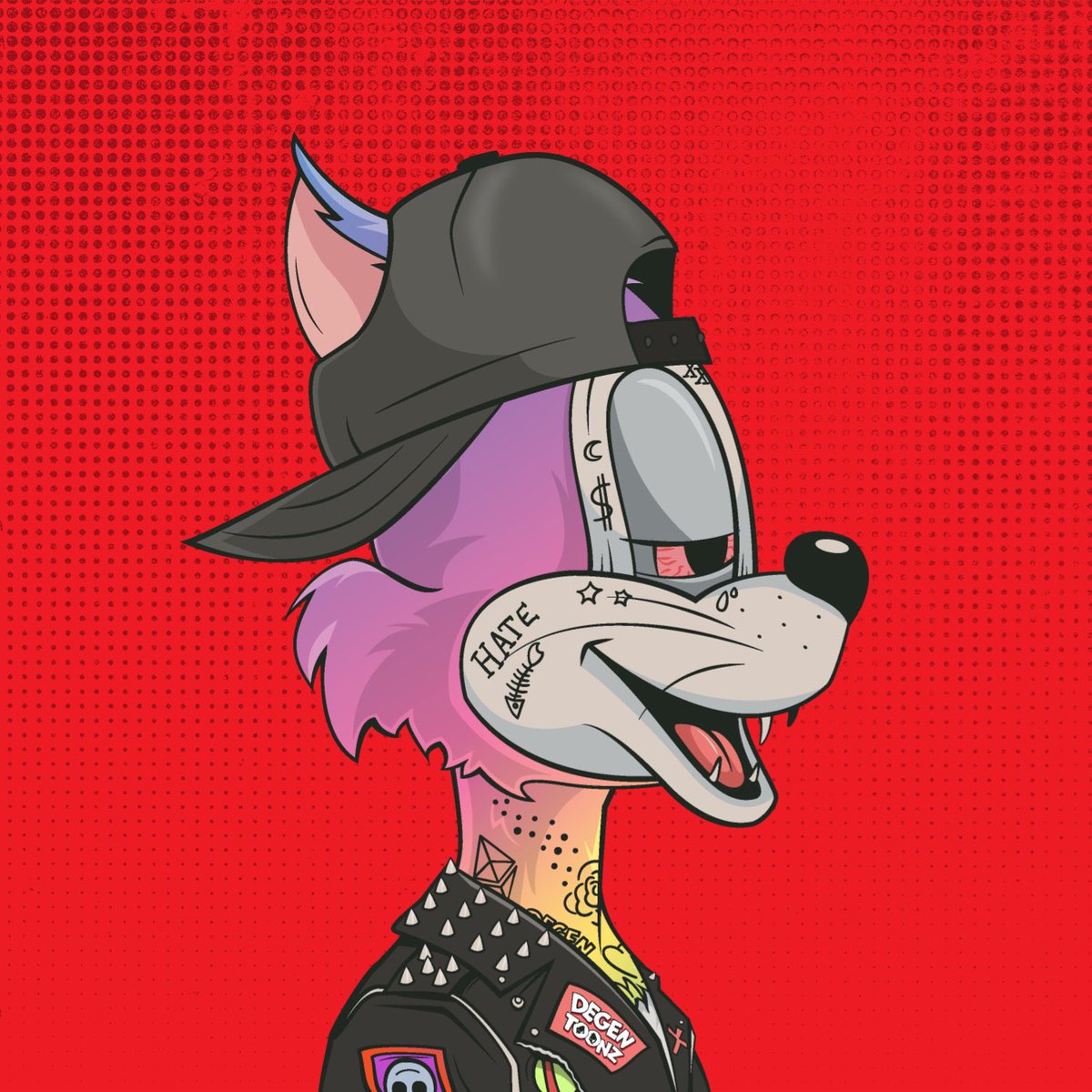 TimelessThread_'s tweet image. Amazing work @0nev1be 🔥 love this new side profile of my @DegenToonz