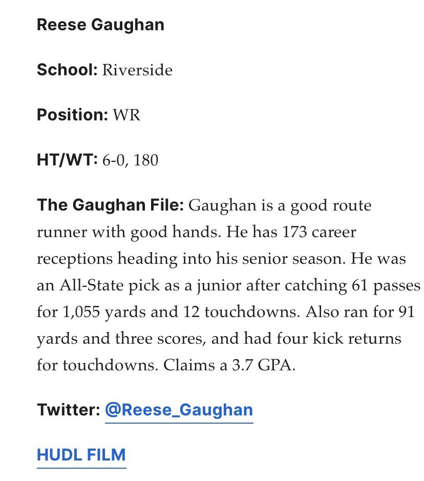 pennlive.com/highschoolspor… 

Pa.’s top Class of 2024 college prospects at the wide receiver position