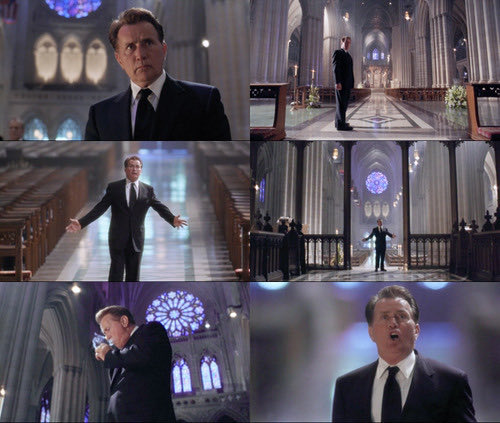 CWWeir's tweet photo. @BittrScrptReadr West Wing - Two Cathedrals. I don’t know if it was saddest, but a lot of ones I consider in the category have already been mentioned. But this one hot me hard. https://t.co/mCLcFSDYB5