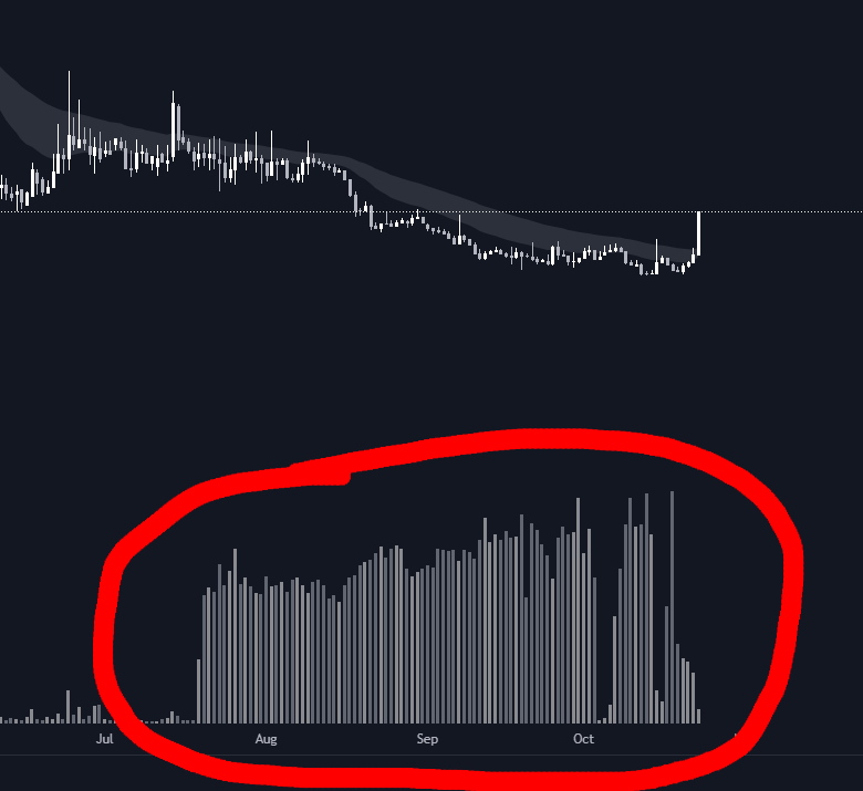 Hyperfocus_sol's tweet photo. #Solana profits are rotating to #Bonk. The chart doesn't look bad.

Check out the volume on @HTX_Global, clearly there's been some serious accumulation over the last weeks... What could that mean? 🤔🚀 https://t.co/Z725fRrqQx