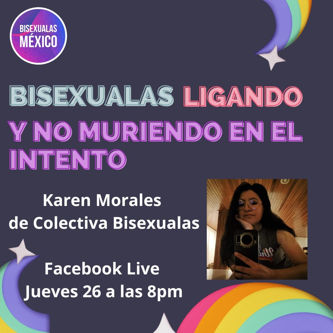 Este jueves tenemos live para echar la buena onda y compartirnos tips de ligue ☺️☺️☺️

Jueves 26 a las 8pm invitada especial de @colectivabisex