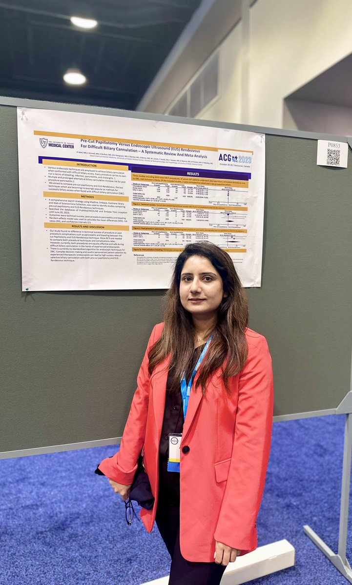 amnaiqbalmd's tweet photo. Great day @AmCollegeGastro representing @UToledoIM!!
Great day to meet and connect with past and present #gifellow
#ACG2023 #ASGEendoscopy https://t.co/ReNjOiIG05