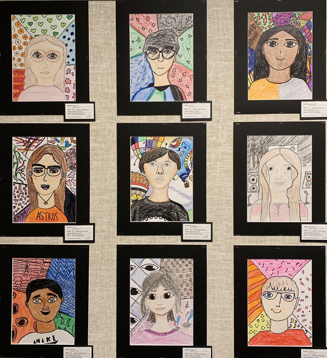 Congratulations to these 5th grade Bengals chosen to represent BES at the KatyISD Education Support Complex!  I’m so proud of your hard work! #bengalpride