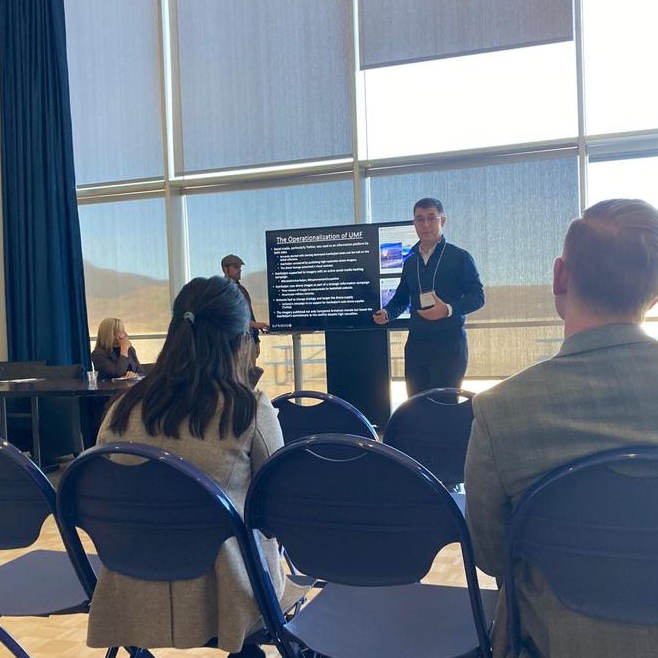 Last Friday, I had the opportunity to present our latest project, "The Unmanned Moral Forces: Drones &amp; Information Warfare" at the @AF_Academy as part of the <a href="/ISSS_ISA/">ISSS@ISA</a> 2023. I appreciate the participants' inspiring contributions and look forward to next year.
