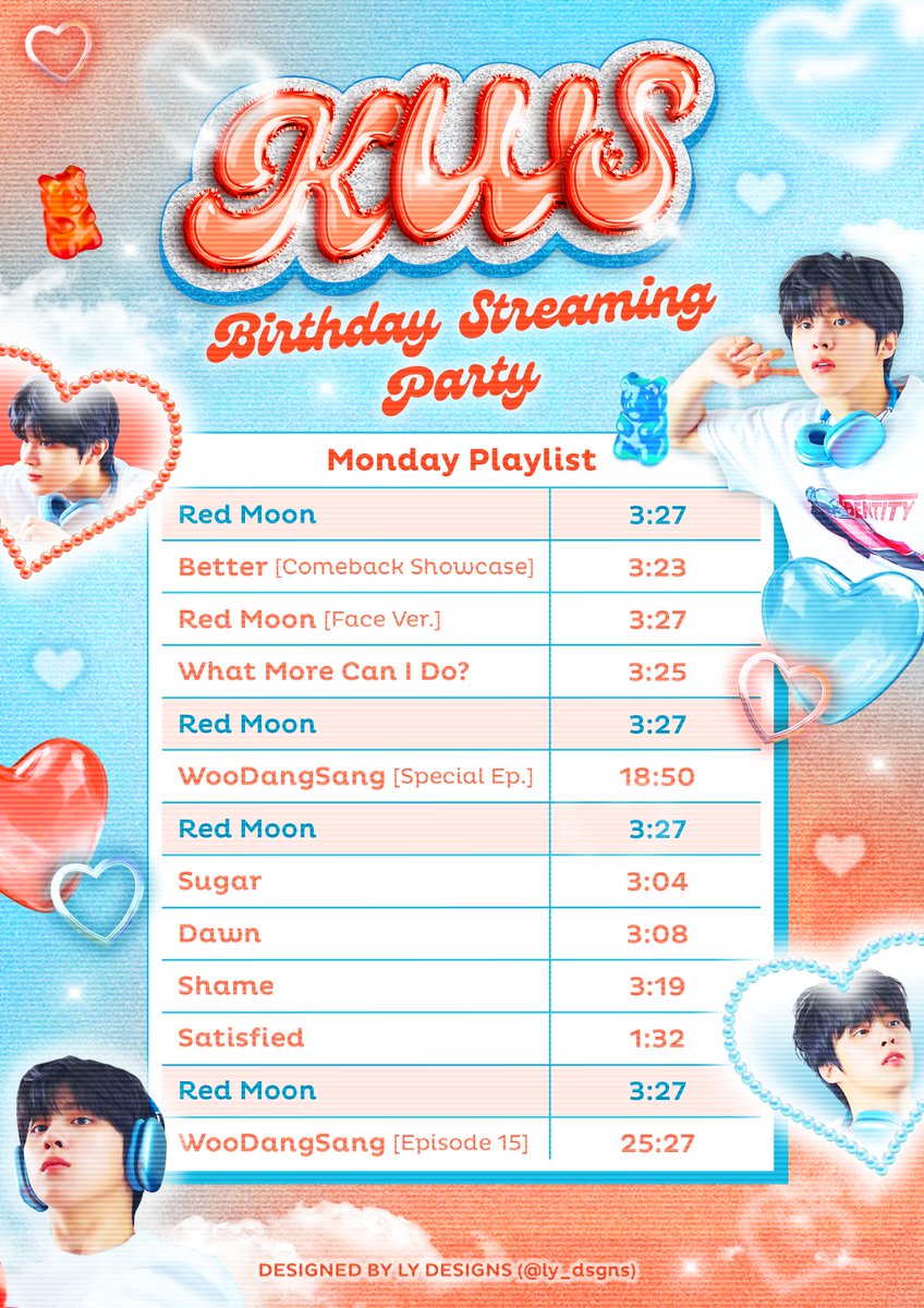 _KIMWOOSEOKPH_'s tweet image. Happy Monday, nias! Here&apos;s our Day 2️⃣3️⃣ Streaming Playlist 🌸

🔗 Monday Playlist:
bit.ly/KWS_MONDAYPLAY…

MV views update:
Red Moon - 19,530,402
Sugar - 14,007,768
Switch - 13,008,677
Dawn - 6,545,936
@KWS_official_ #KIMWOOSEOK #김우석