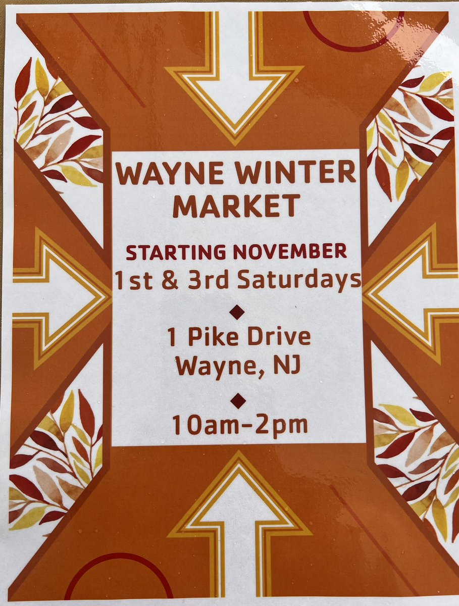 UnderoakFarm's tweet image. Find your local mushroom supplier at Wayne Winter Market starting November 1st and 3d Saturday from 10am-2pm 
1 Pike Drive, Wayne, NJ 
@ymca 

#underoakfarm #ymca #wayneymca #waynenj #mushrooms #mushroomgrower  #waynenj #nj #njlocal