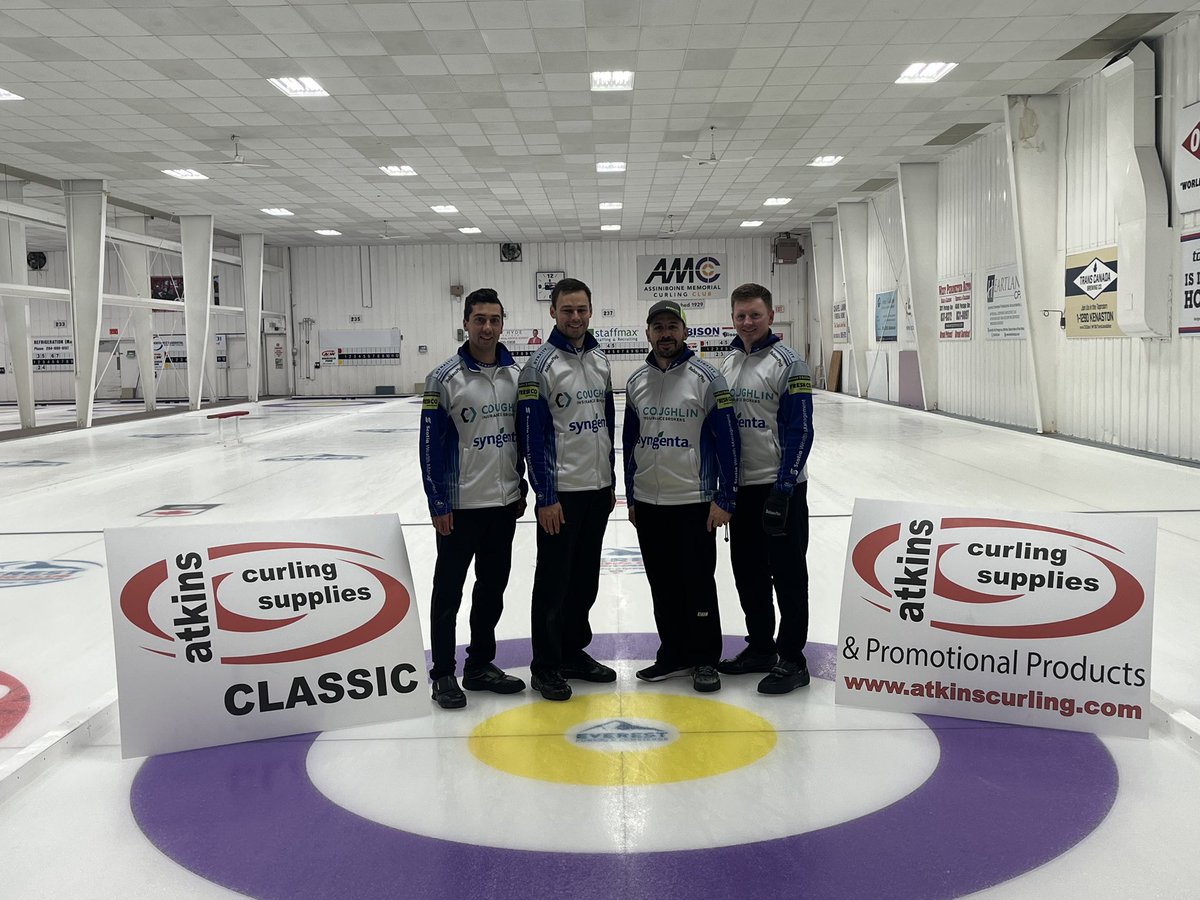 After a finals appearance last weekend, we have come out on top this weekend with a 3 win Sunday at the Atkins Curling Classic. The win also earns us a spot into this years Viterra Championship in Stonewall. Thanks to <a href="/curlAMCC/">Assiniboine Memorial</a> for hosting a great event, and to all our sponsors
