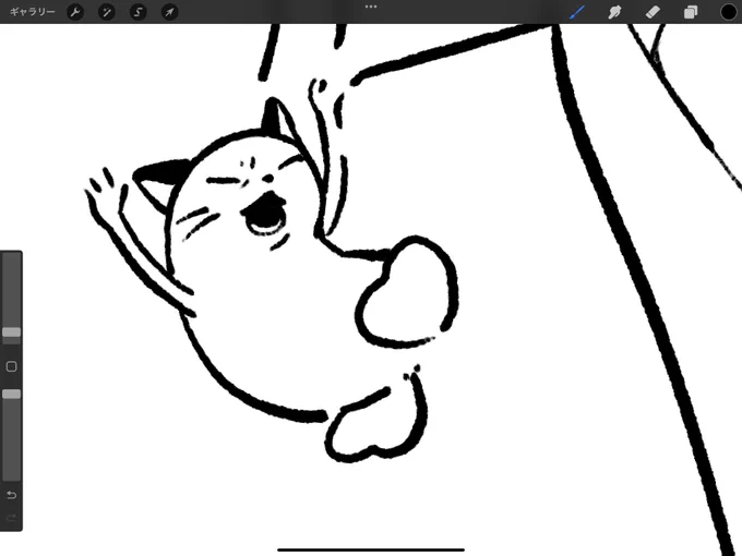 今描いてるののまめちゃん好き。みて。 