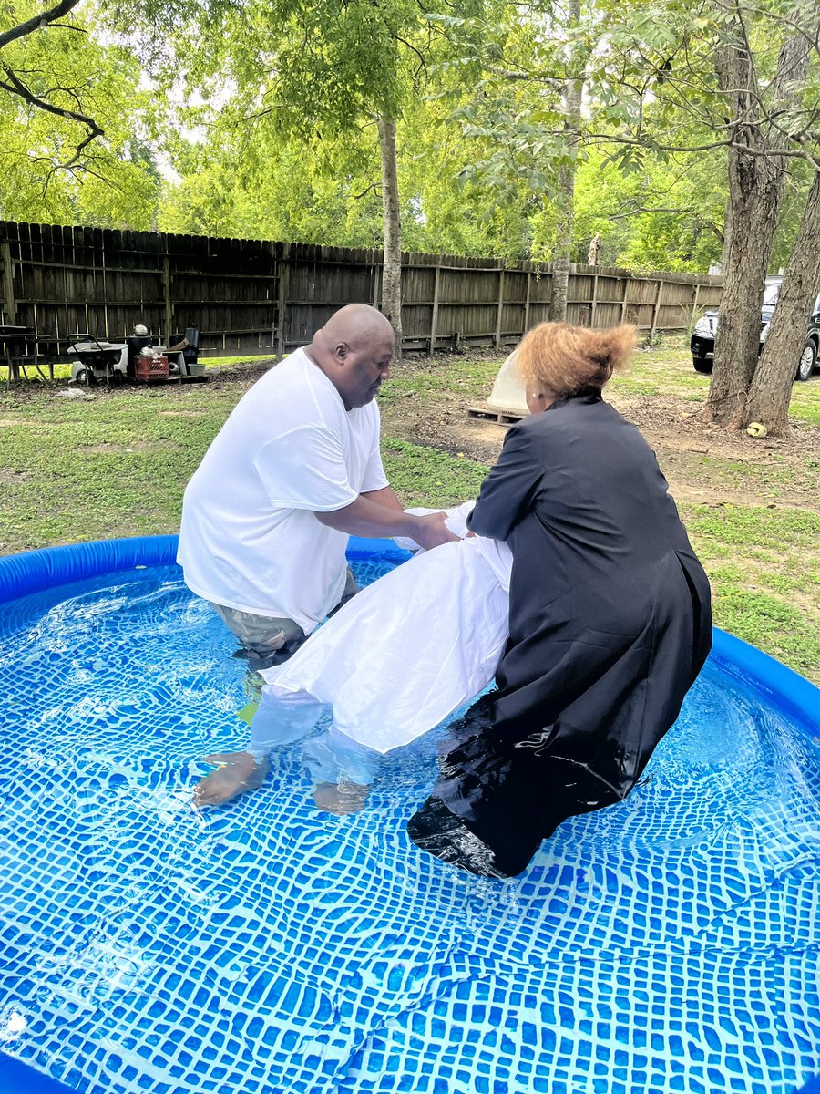 renee_ivory's tweet photo. Today my nephew was baptized by my parents, his Lovie Dr. @Wlksbyfaith  and Papi! Such a beautiful experience and I am so glad he made this decision to walk with God! The prayer is that will continue to lead him and order his steps! #churchboy #wesavedforreal #blaessed https://t.co/j0MneB7kL8