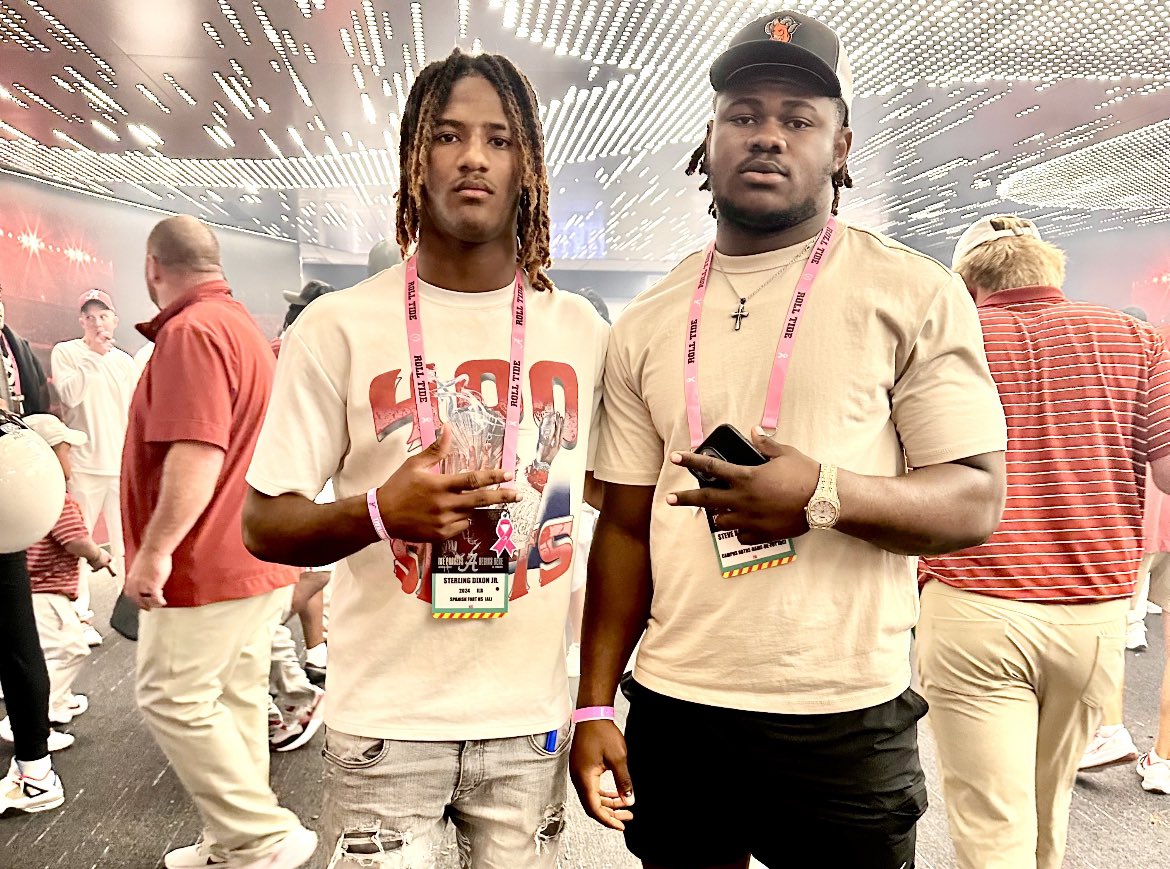 Priority DL target Steve Mboumoua attended his first college football game on Saturday at Bryant-Denny Stadium. The four-star recruit spoke with BOL about his trip to Alabama, the atmosphere inside the stadium and official visit plans. ➡️ tinyurl.com/yw43v8j7 #RollTide
