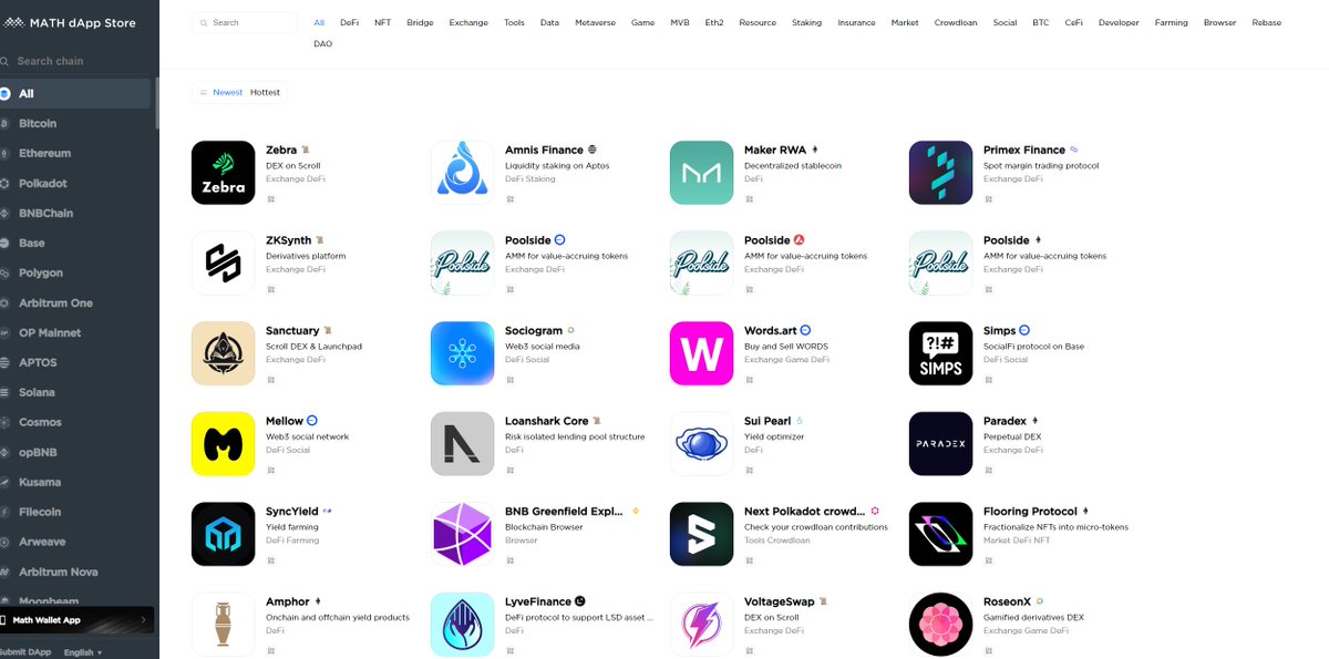 MathWallet's tweet image. 🔥Latest Listed dApp
MATH dApp Store: mathdapp.store
@MakerDAO @primex_official @SociogramSocFi @LeetSwap @overnight_fi