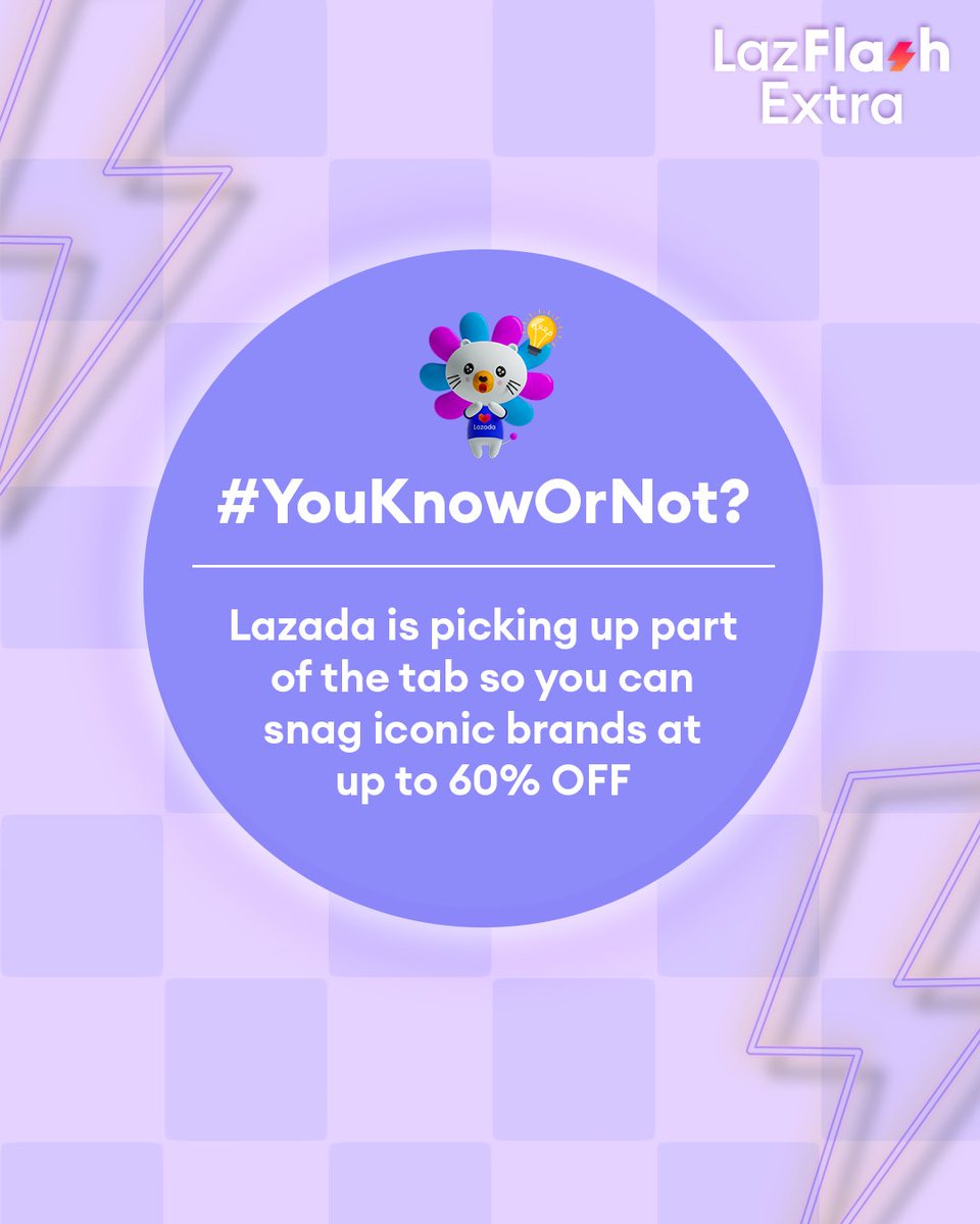 LazadaSG's tweet photo. Consider us your generous BFF! ๐ค๐ป
Deeper discounts on your favourite iconic brands daily at #LazFlashExtra so you get to save big to shop more: https://t.co/sCJSldgv2c๐ค
#LazadaSG #LazSaveMoney #ThanksLazzie https://t.co/m2LpzHis5i