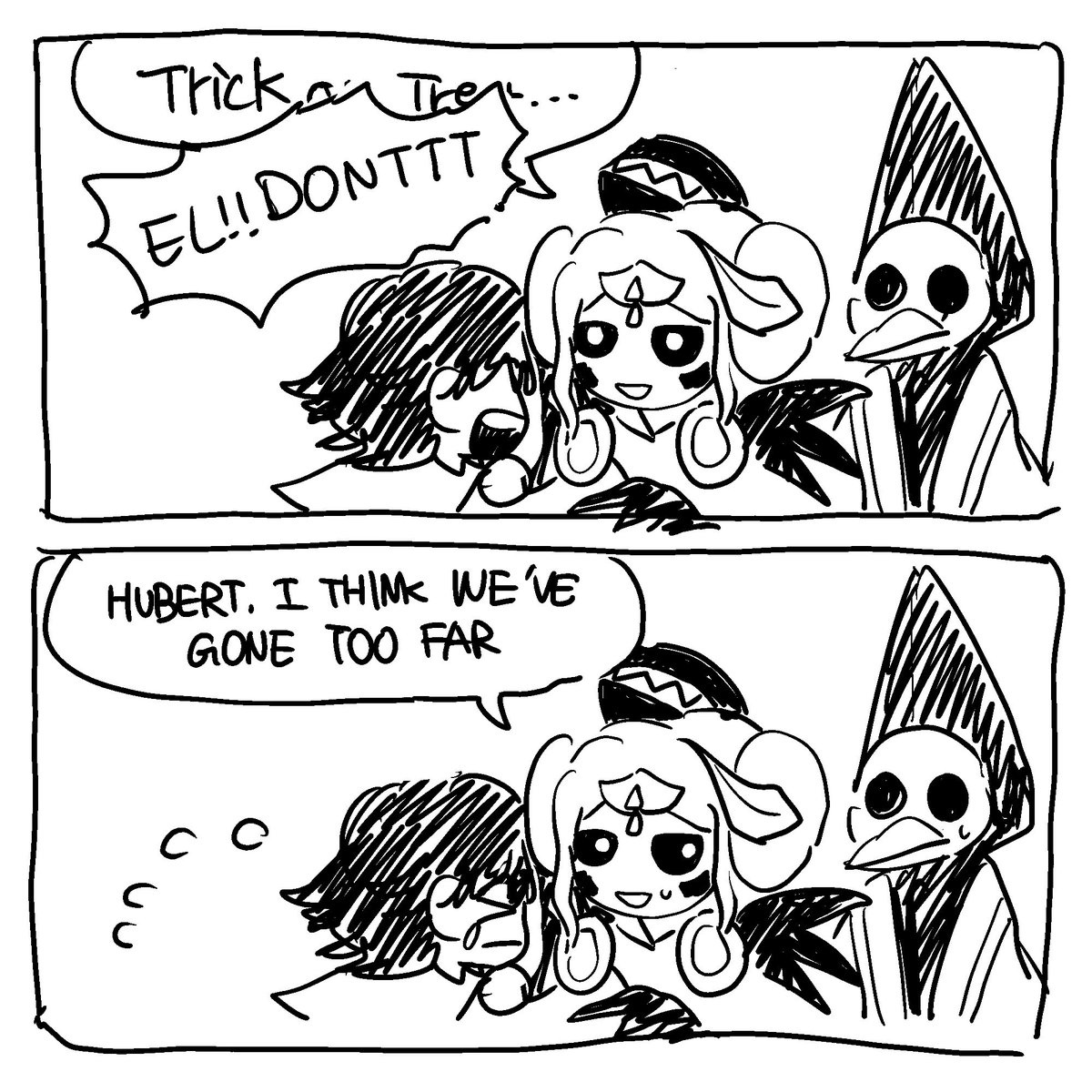 Stupid Halloween doodles 
