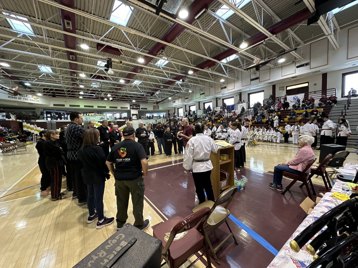 MikeRichardLong's tweet photo. Won a trophy yesterday and my six year old self feels satiated. (While my 42 year old self is a little embarrassed and incredibly sore).
#GojuRyu #Karate #TournamentCompetition https://t.co/YiPsfK3AvD