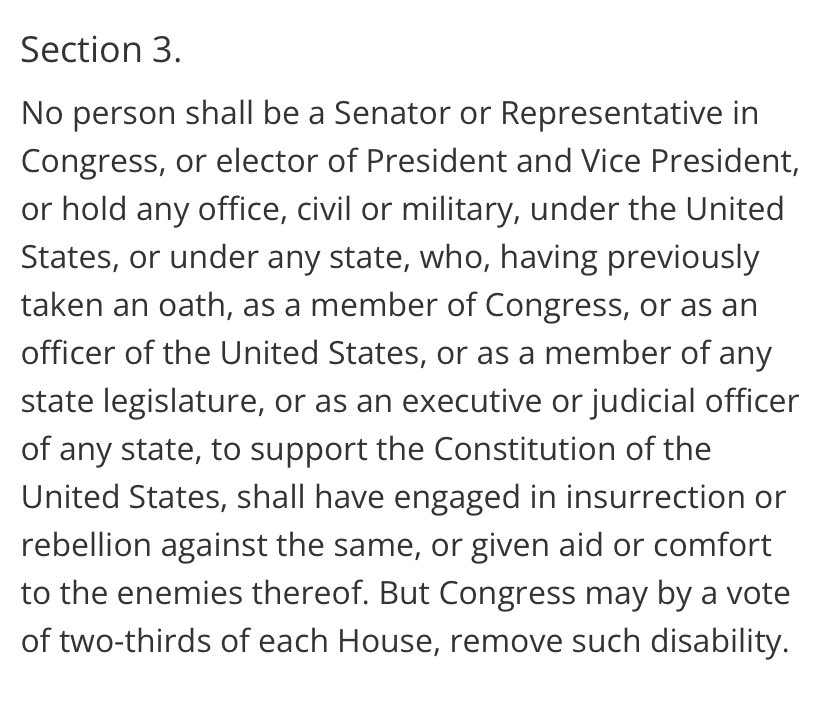 😂 When House members show up for work tomorrow, apply the Constitution at the door.

Send anyone who is not eligible to participate in our Nation’s business away.

Then elect  Hakeem Jeffries &amp; get back to work. 

Thank you. 🇺🇸
